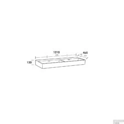Wastafelblad Exclusive Line 120-2 Legend 2 Kraangaten Mat Zwart 7 Wastafelblad Exclusive Line 120-2 Legend 2 Kraangaten Mat Zwart -Sealkin Badkamermeubilair Winkel wastafelblad exlusive line 120 2 legend tech 1