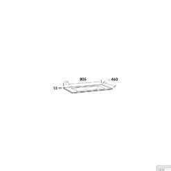 Wastafelblad Furiosa Glanzend 80 1 Kraangat 5 Wastafelblad Furiosa Glanzend 80 1 Kraangat -Sealkin Badkamermeubilair Winkel wastafelblad furiosa 80 tech 3