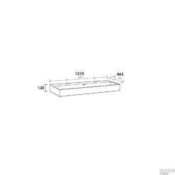 Wastafelblad Legend 120-1 1 Kraangat Wit 7 Wastafelblad Legend 120-1 1 Kraangat Wit -Sealkin Badkamermeubilair Winkel wastafelblad legend 120 1 tech 1
