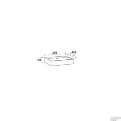 Wastafelblad Legend 60 1 Kraangat Mat Zwart -Sealkin Badkamermeubilair Winkel wastafelblad legend 60 tech 3