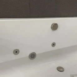 Whirlpool Boss & Wessing Dahlia Jetline 180x80 Cm Enkel Systeem Geborsteld RVS -Sealkin Badkamermeubilair Winkel whirlpool boss wessing dahlia jetline 180x80 cm enkel systeem geborsteld rvs sfeer2