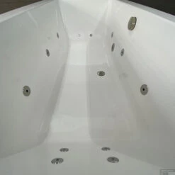 Whirlpool Boss & Wessing Dahlia Jetline 180x80 Cm Enkel Systeem Geborsteld RVS -Sealkin Badkamermeubilair Winkel whirlpool boss wessing dahlia jetline 180x80 cm enkel systeem geborsteld rvs sfeer3