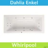 Whirlpool Boss & Wessing Dahlia Jetline 180x80 Cm Enkel Systeem Geborsteld RVS