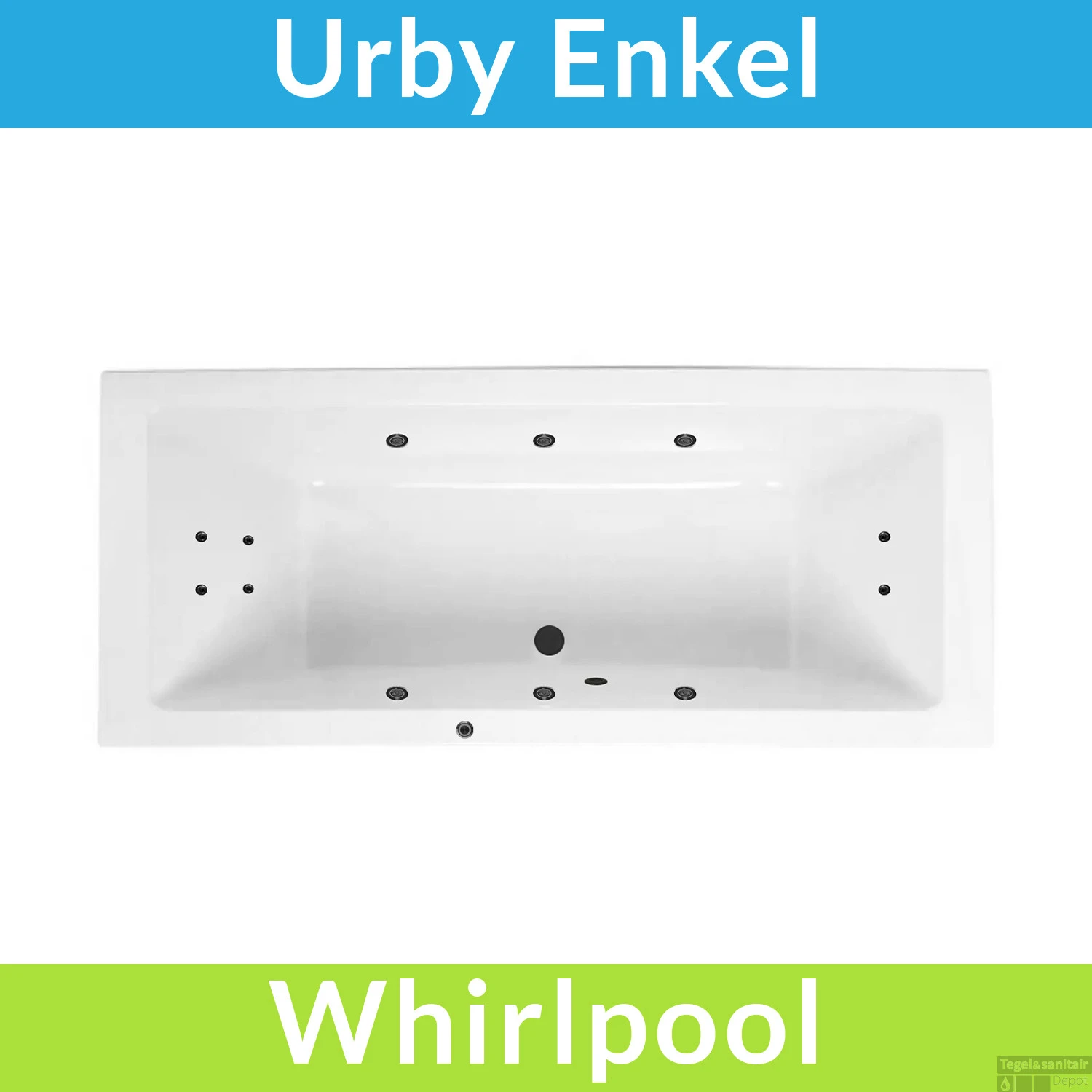 Whirlpool Boss & Wessing Dahlia Jetline 190x90 Cm Enkel Systeem Black Tin 3 Whirlpool Boss & Wessing Dahlia Jetline 190x90 Cm Enkel Systeem Black Tin