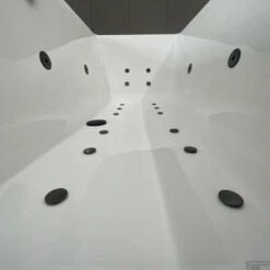 Whirlpool Boss & Wessing Dahlia Jetline180x80 Cm Dubbel Systeem Black Tin -Sealkin Badkamermeubilair Winkel whirlpool boss wessing urby 170x75 cm dubbel systeem black tin sfeer 1