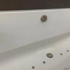 Whirlpool Boss & Wessing Urby Jetline 180x80 Cm Bodem Luchtsysteem Geborsteld RVS -Sealkin Badkamermeubilair Winkel whirlpool boss wessing urby jetline 180x80 cm bodem luchtsysteem geborsteld rvs sfeer2