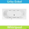 Whirlpool Boss & Wessing Urby Jetline 190x90 Cm Enkel Systeem Black Tin