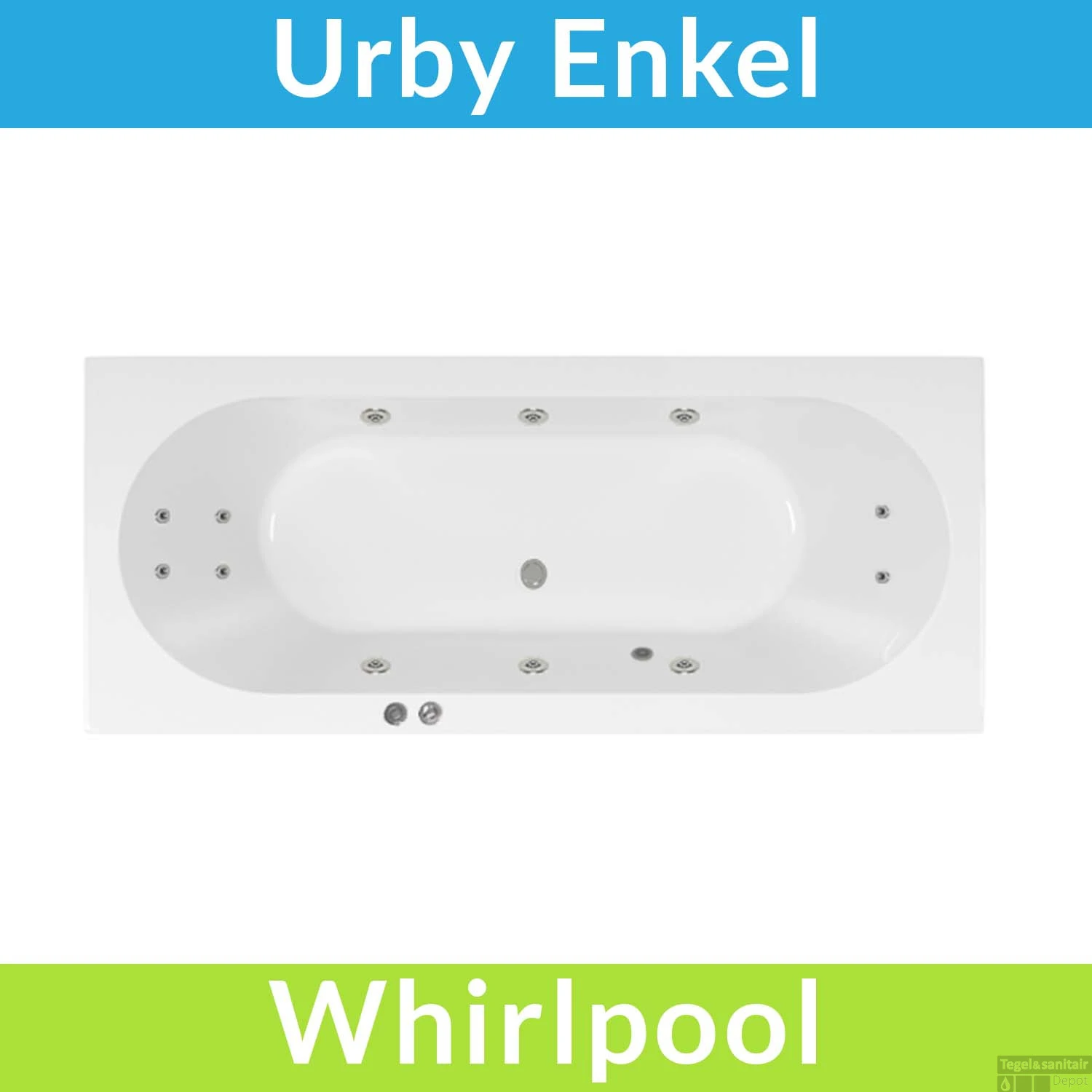 Whirlpool Boss & Wessing Urby 170x75 Cm Enkel Systeem 3 Whirlpool Boss & Wessing Urby 170x75 Cm Enkel Systeem