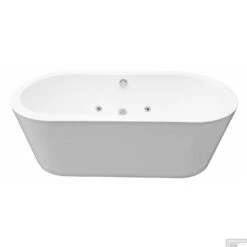 Whirlpool BWS Vrijstaand Ligbad Inclusief Waste Chroom 170x80x59 Cm Wit -Sealkin Badkamermeubilair Winkel whirlpool bws vrijstaand ligbad inclusief waste chroom 170x80x59 cm wit 3
