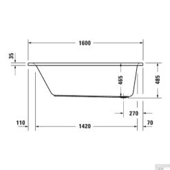 Whirlpool Duravit D-Neo Inbouw 160x70x48.5 Cm Wit -Sealkin Badkamermeubilair Winkel whirlpool duravit d neo inbouw 160x70x48.5 cm wit tech2
