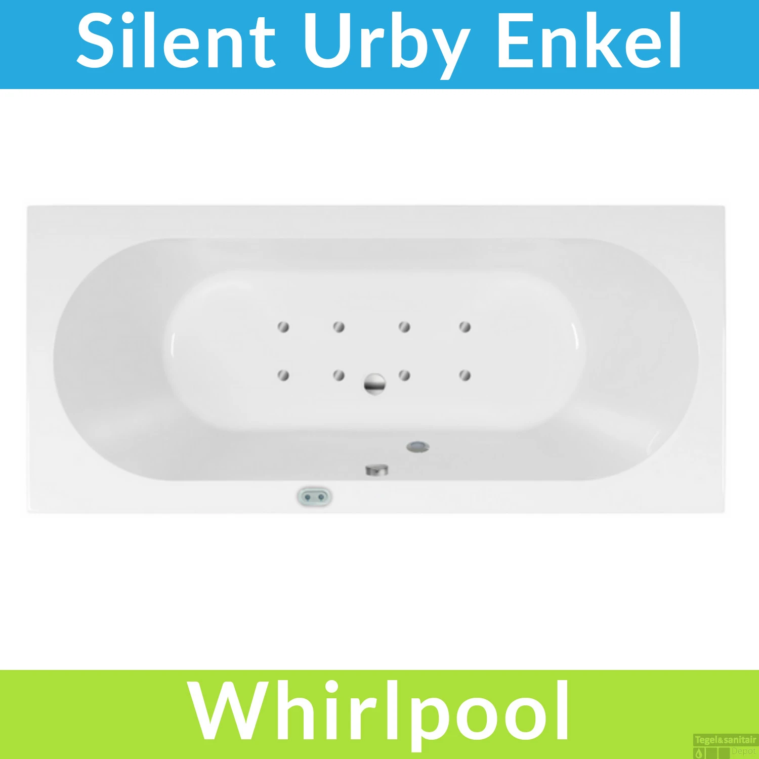 Whirlpool Boss & Wessing Urby Silent 2 180x80cm Enkel Systeem 3 Whirlpool Boss & Wessing Urby Silent 2 180x80cm Enkel Systeem