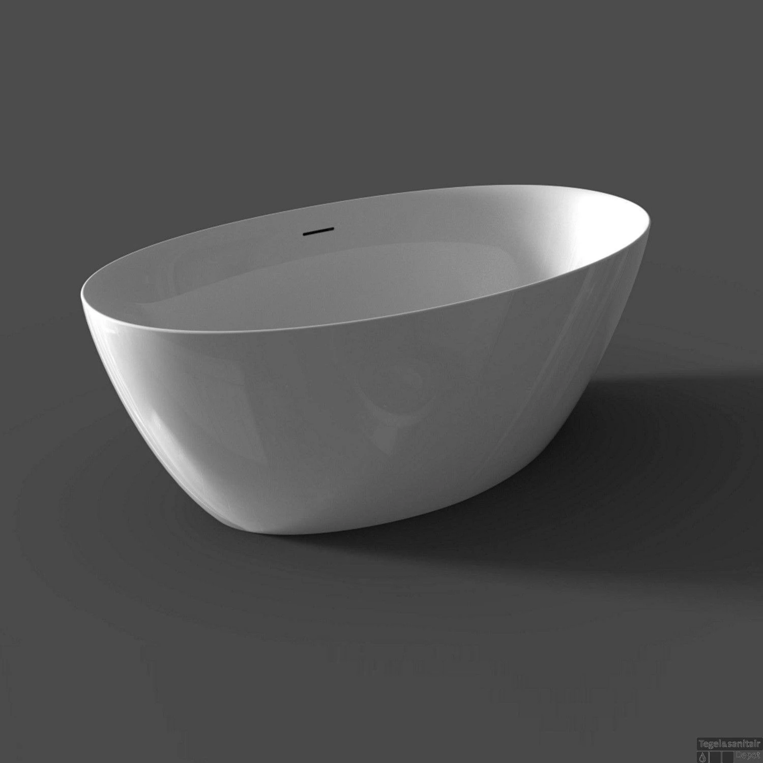 Vrijstaande Whirlpool BWS Second 170x82x58 Cm Luchtsysteem Glans Wit (afvoer Optioneel) 4 Vrijstaande Whirlpool BWS Second 170x82x58 Cm Luchtsysteem Glans Wit (afvoer Optioneel) - Afbeelding 2