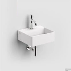 Fontein Clou Flush 1 28x27x9cm Keramiek Glans Wit (Zonder Kraangat)