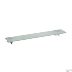 Glazen Planchet Sapho X-Round 60x6.5 Cm Chroom