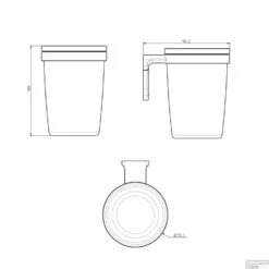 Tandenborstelhouder Sapho Zero Hangend Chroom / ABS 9 Tandenborstelhouder Sapho Zero Hangend Chroom / ABS -Sealkin Badkamermeubilair Winkel ze004 tandenborstelhouder sapho zero hangend chroom abs 2