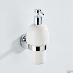 Zeepdispenser Boss & Wessing Talpa Wit Keramiek En Chroom