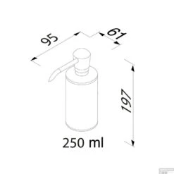 Zeepdispenser Geesa Nemox Vrijstaand 250 Ml Chroom -Sealkin Badkamermeubilair Winkel zeepdispenser geesa nemox vrijstaand 250 ml chroom tech