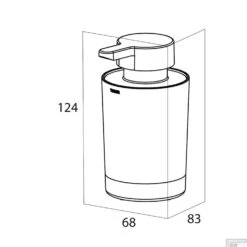 Zeepdispenser Tiger Tune Vrijstaand Zwart Metaal Geborsteld / Zwart -Sealkin Badkamermeubilair Winkel zeepdispenser tiger tune vrijstaand zwart metaal geborsteld zwart tech