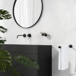 Zeephouder Geesa Nemox Hangend Glas Zwart -Sealkin Badkamermeubilair Winkel zeephouder geesa nemox hangend glas zwart sfeer