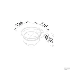 Zeephouder Geesa Nemox Hangend Glas Zwart -Sealkin Badkamermeubilair Winkel zeephouder geesa nemox hangend glas zwart tech