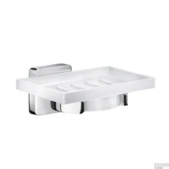 Zeephouder Smedbo Ice Met Porseleinen Schaal Chroom