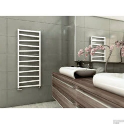 Designradiator Sapho Zig Recht 50x133.4 Cm 490W Wit -Sealkin Badkamermeubilair Winkel zg513 designradiator sapho zig recht 50x133.4 cm 490w wit 4