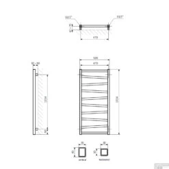 Designradiator Sapho Zig Recht 50x133.4 Cm 490W Wit -Sealkin Badkamermeubilair Winkel zg513 designradiator sapho zig recht 50x133.4 cm 490w wit 8