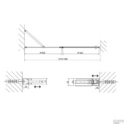 Douchedeur Sapho Zoom Line Black Draaideur 130x200 Cm 6 Mm Gecoat Glas Mat Zwart -Sealkin Badkamermeubilair Winkel zl1313b douchedeur sapho zoom line black draaideur 130x200 cm 6 mm gecoat glas mat zwart 10