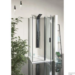 Douchedeur Sapho Zoom Line Black Draaideur 130x200 Cm 6 Mm Gecoat Glas Mat Zwart -Sealkin Badkamermeubilair Winkel zl1313b douchedeur sapho zoom line black draaideur 130x200 cm 6 mm gecoat glas mat zwart 3