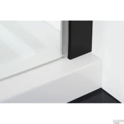 Douchedeur Sapho Zoom Line Black Draaideur 130x200 Cm 6 Mm Gecoat Glas Mat Zwart -Sealkin Badkamermeubilair Winkel zl1313b douchedeur sapho zoom line black draaideur 130x200 cm 6 mm gecoat glas mat zwart 9