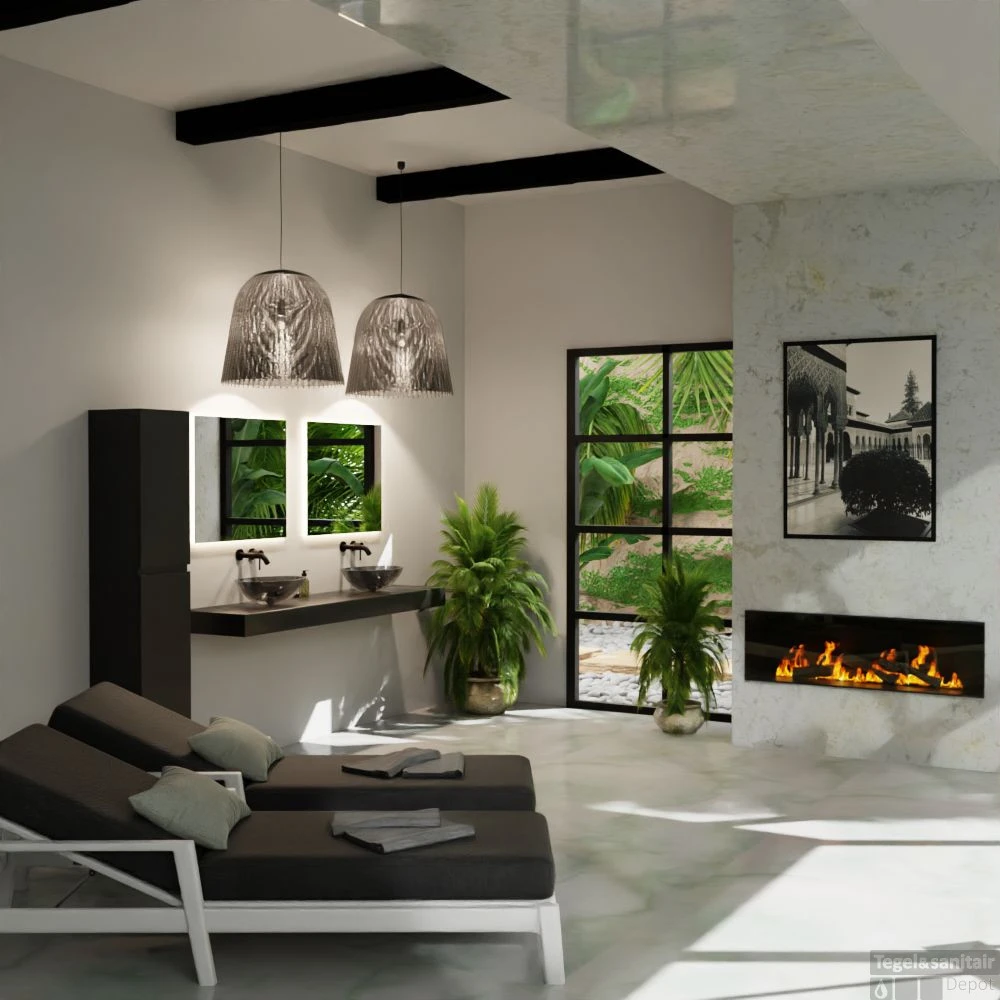 MONDIAZ ZOI Waskom Transparant 50cm Kleur Black 5 MONDIAZ ZOI Waskom Transparant 50cm Kleur Black - Afbeelding 3